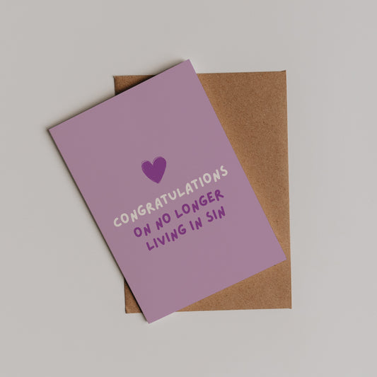 No Longer Living In Sin