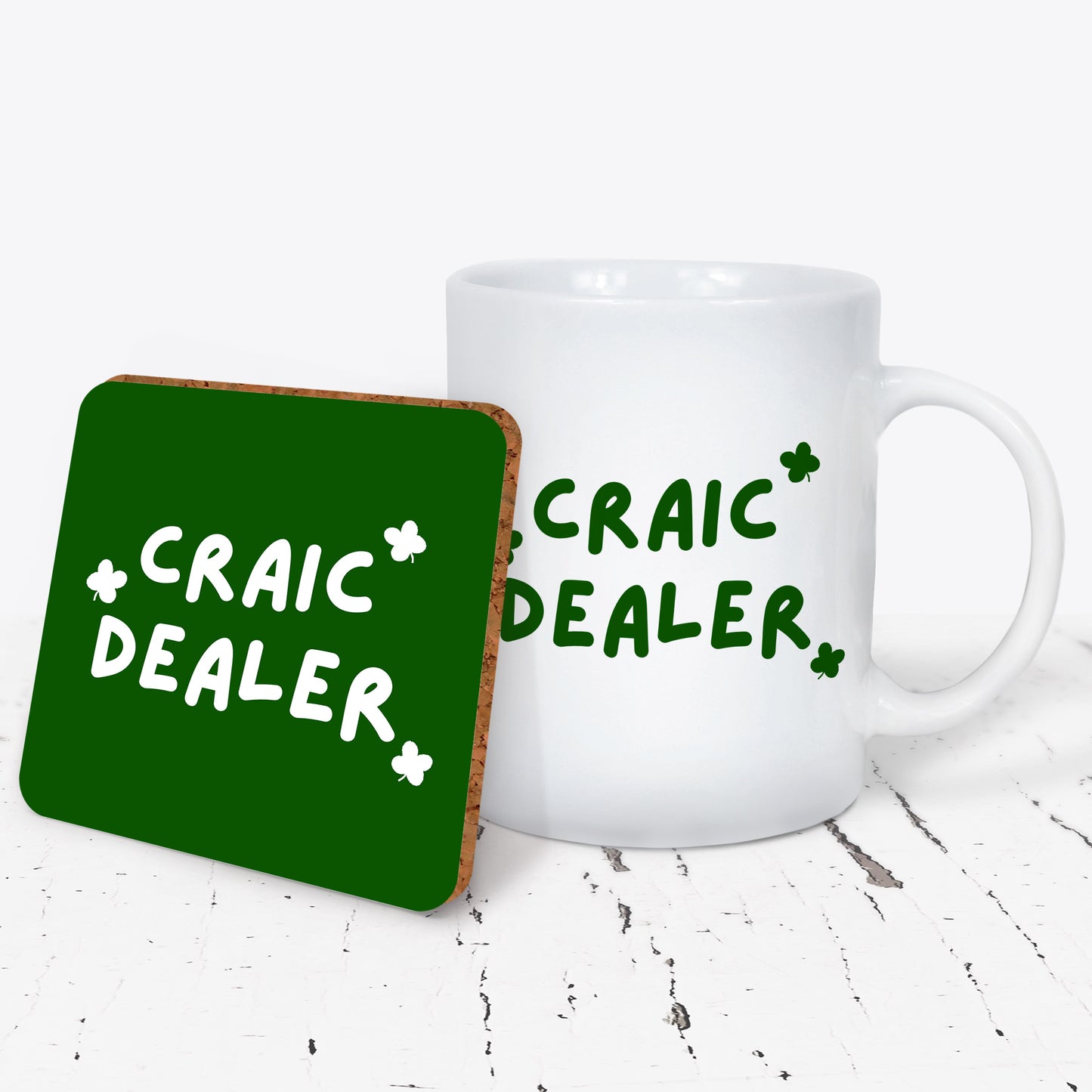 Craic Dealer Mug & Coaster Set