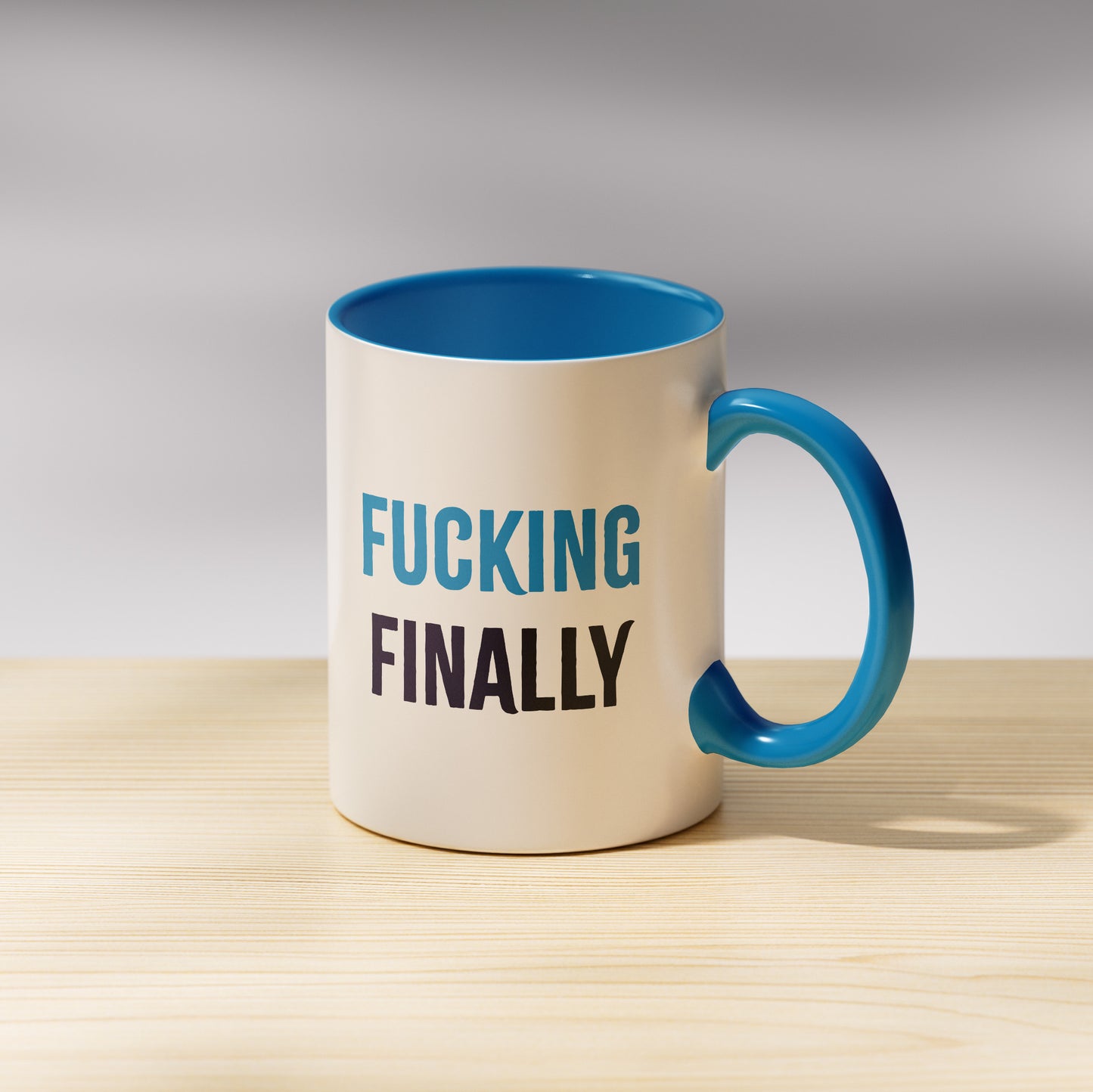 F**cking Finally Graduation Mug
