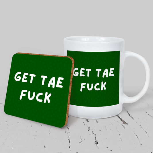 Get Tae Fuck Mug & Coaster Set