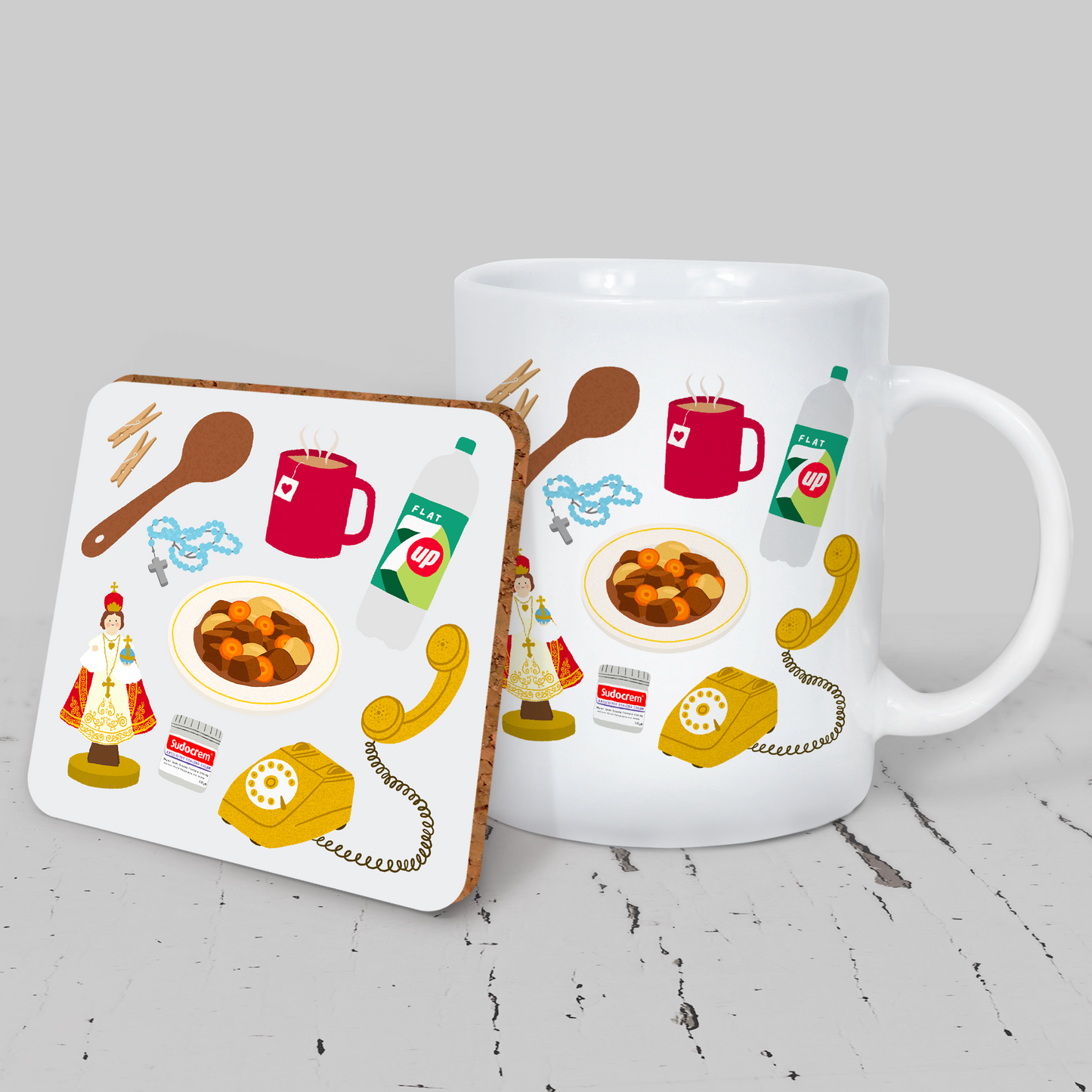 Irish Mammy Starter Kit Mug & Coaster Set