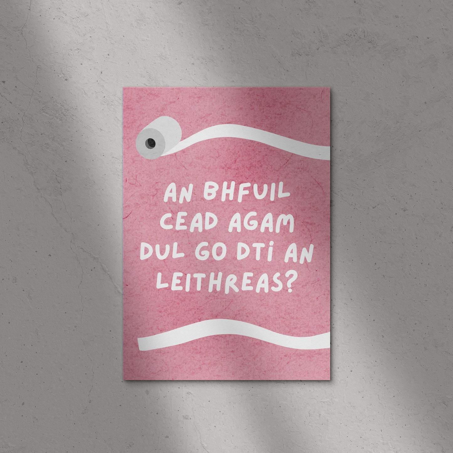 An Bhfuil Cead Agam Dul Go Dtí An Leithreas? Print