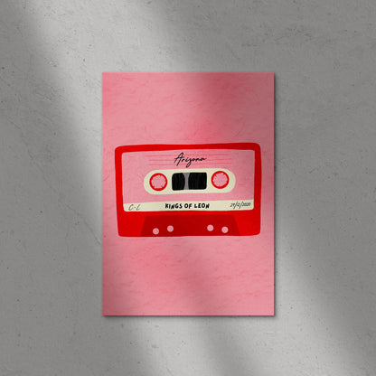Personalised Cassette Tape Print
