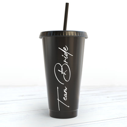 Bride & Team Bride Reusable Plastic Cups