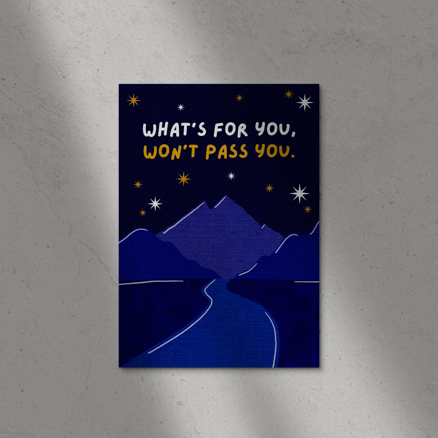What's For You Won't Pass You Print