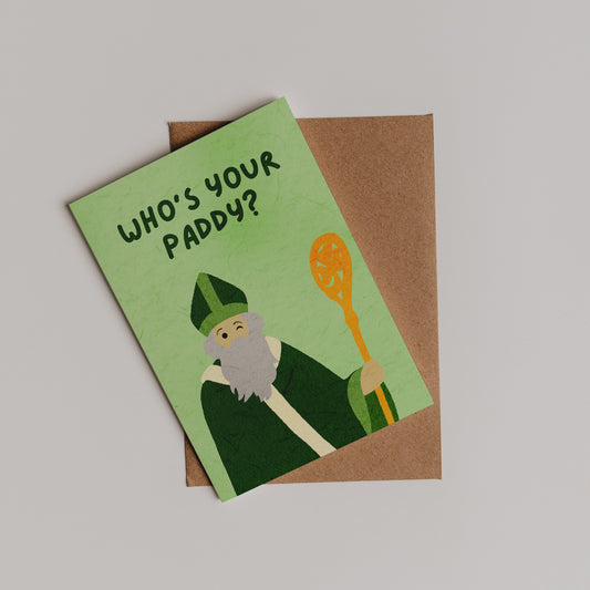 Who's your Paddy? Card